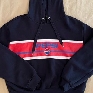 Pepsi crop hoodie